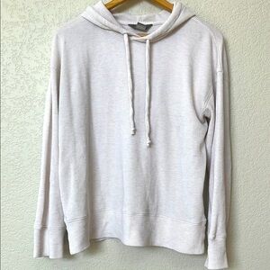 Natural Reflections Hoodie Sweater Waffle Knit Cream Size Large